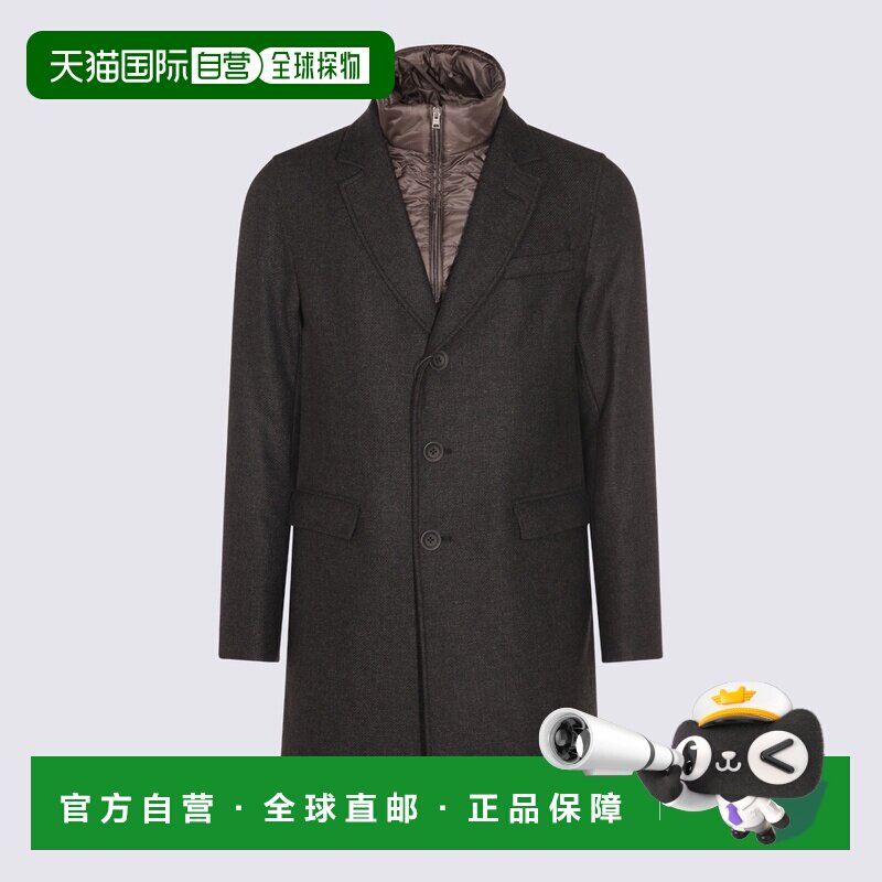 香港直邮HERNO 男士大衣 CA000202U33432R9490 AW2025 灰色西装