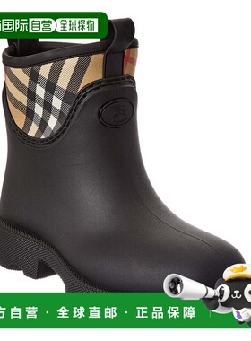 自营Burberry Marsh Rubber Bootie - black 美国奥莱直发