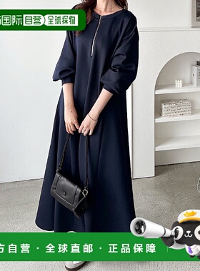 日本直邮GeeRA 前后2WAY半拉链连衣裙 [R04609EW14474]内搭