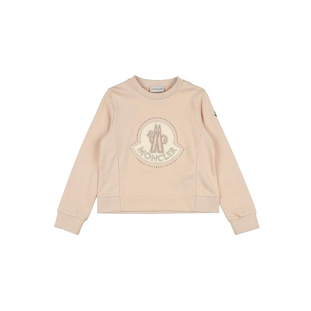 潮奢 Moncler 盟可睐 女童 卫衣童装 pink粉色 舒适时尚