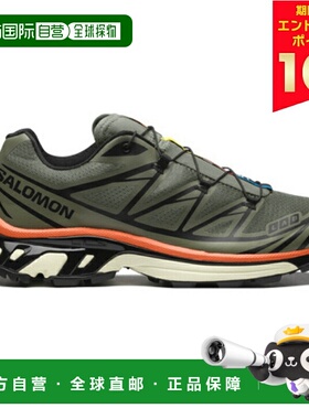 日本直邮SALOMON XT-6（深青苔绿/黑色/红橙色）Salomon 男士运动