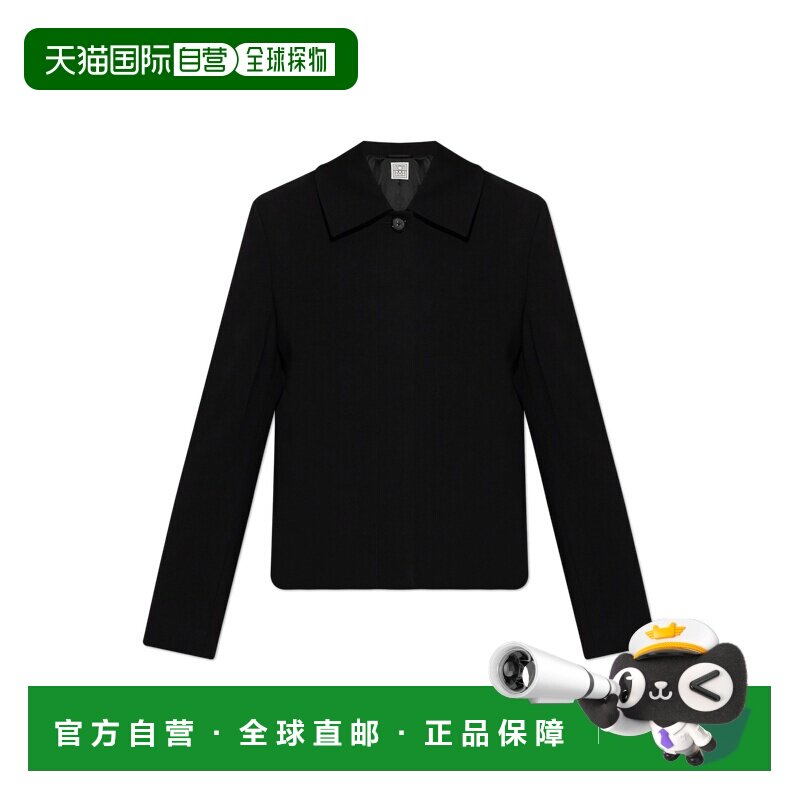 1h可退 香港直邮TOTEME 女士外套 261WRZ0066FB0559001 SS2026 黑