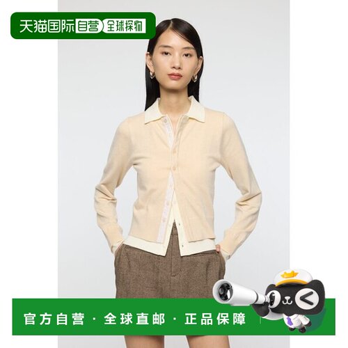 日本直邮MOUSSY DOUBLE LAYERED针织衬衫 232153033开衫