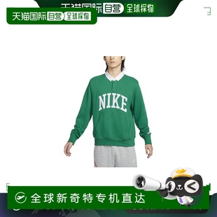 绿色耐克 日本直邮Nike 字母印花口袋长袖 Polo衫 男款