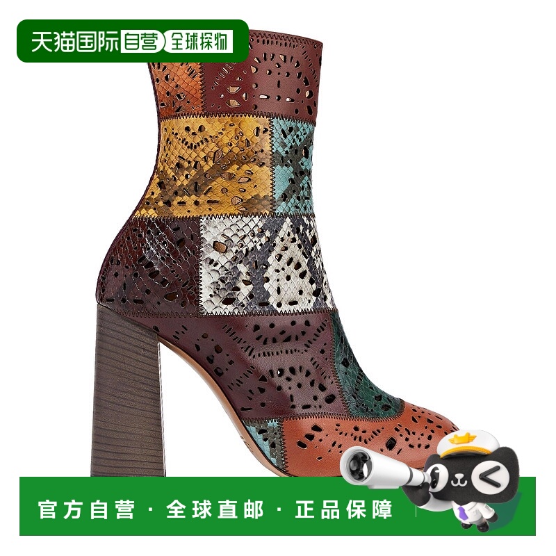 1h可退 香港直邮Chloe 蔻依 女士 脚踝靴 red红色 舒适时尚