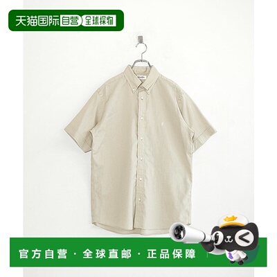 日本直邮Gymphlex BD SHIRT 春夏纽扣衬衫短袖男士上衣纽扣衬衫短