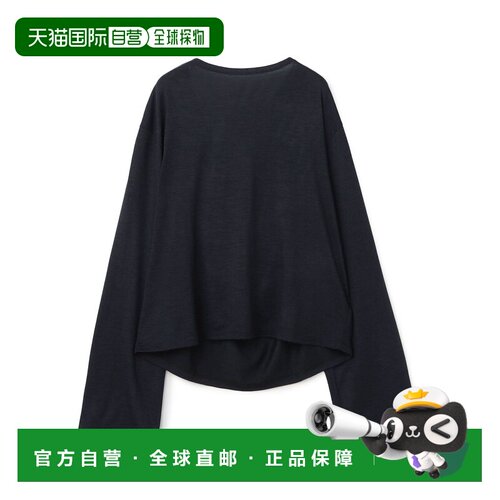 日本直邮BACCA 女装 羊毛垂坠感船领套头衫 35036403001