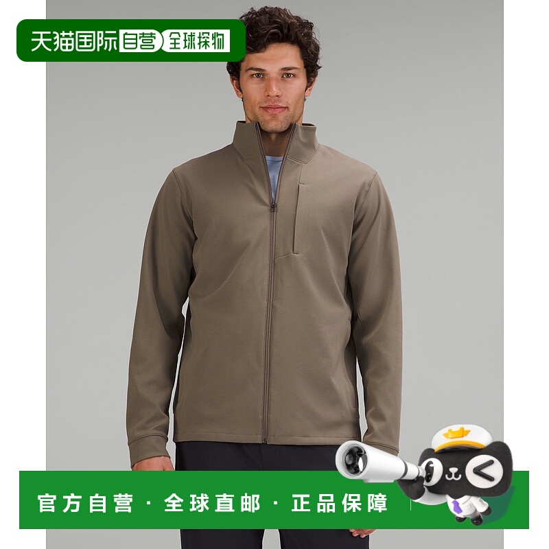 日潮跑腿Lululemon露露乐蒙 夹克Nomad休闲运动海军蓝外套LM3CZOS