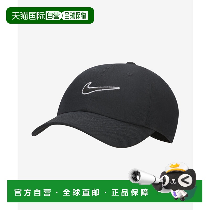 韩国直邮NIKE 公用帽子FB5369-010 U NK CLUB CAP U CB SWSH L -