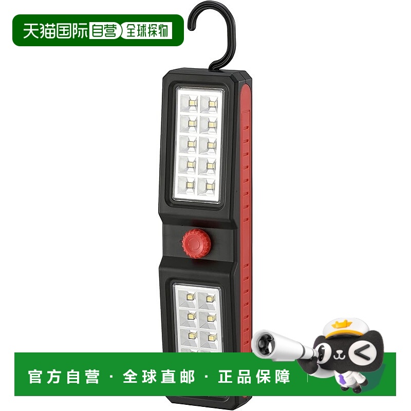 【日本直邮】Ohm 电动手电筒 黑色 宽 5.5 x 高 22 x 深 3.2cm （