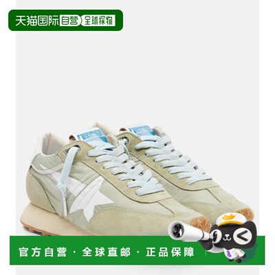 香港直邮GOLDEN GOOSE 女士 Running Marathon 山羊皮边运动鞋