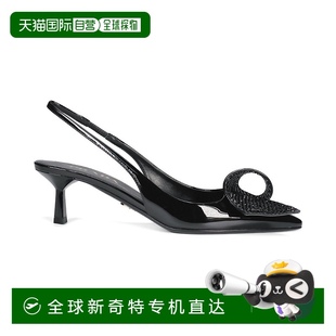 高跟鞋 香港直郵PRADA 漆皮露跟高跟鞋 意碼 1I345N_V3LOCF0002