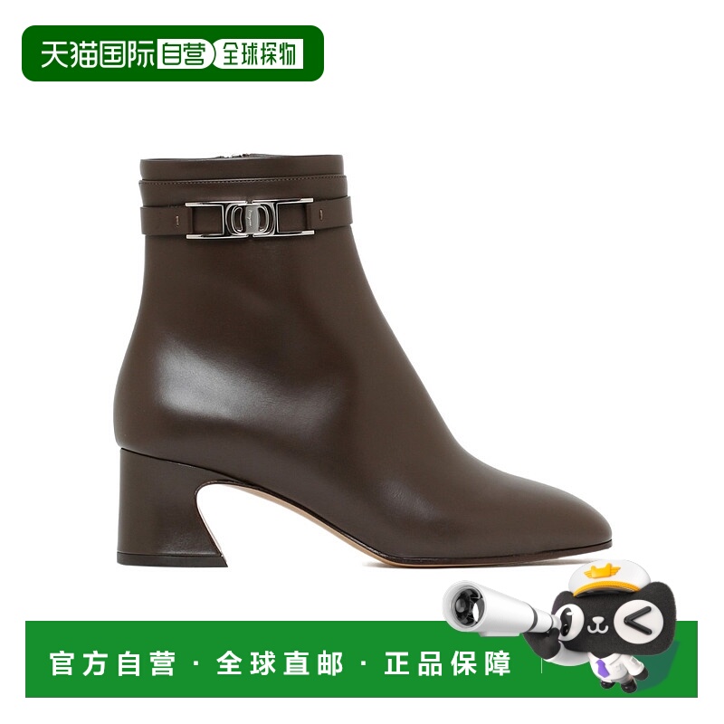 香港直邮Salvatore Ferragamo 徽标短靴 01D689菲拉格慕