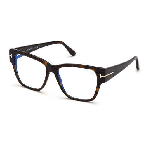 自营tom fordFT5745-B 052 Dark Havana/Clear Blue Light Block