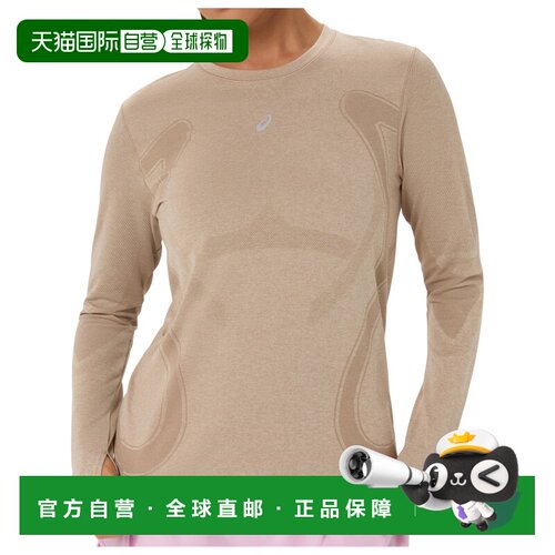 香港直邮ASICS 女士T恤 9164757GREIGE CO 亚瑟士褐色