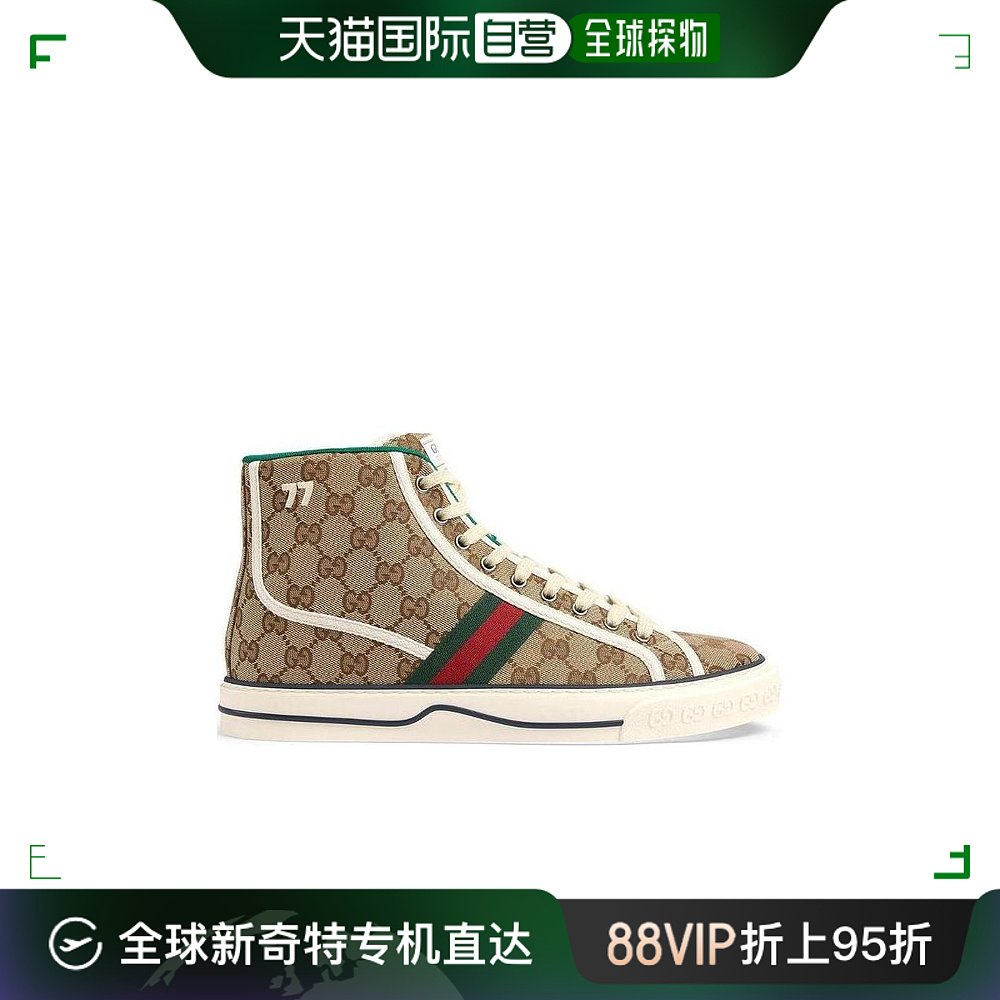 【99新未使用】香港直邮Gucci 古驰 男士 Tennis 1977系列高帮运 流行男鞋 时尚休闲鞋 原图主图