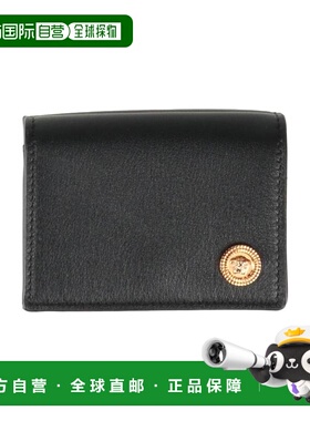 1h可退 香港直邮versace 范思哲 女士 钱包 black黑色 舒适时尚