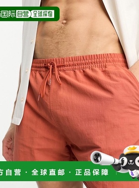 1h可退 香港直邮潮奢 CARHARTT WIP 男士 rune 橙色泳裤 orange橙