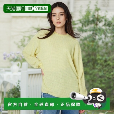 1h可退 日本直邮RODEO CROWNS 女士闪亮纹理长袖上衣 420HAH80350