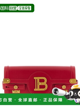 香港直邮BALMAIN 女士手提包 GN1LE596LSLX4CJ SS2026 红色 'B-Bu