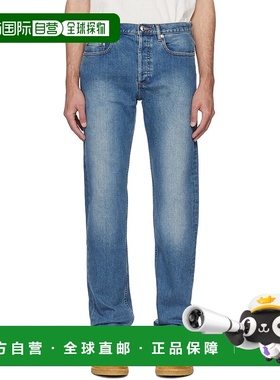 1h可退 香港直邮A.P.C. 男士 蓝色 New Standard 牛仔裤 COZZKM09