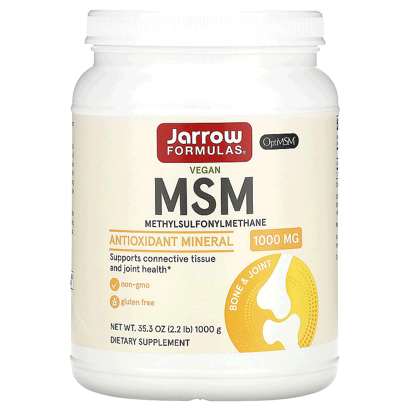 香港直发JARROW杰诺MSM 粉适合素食者膳食补充剂冲饮1kg
