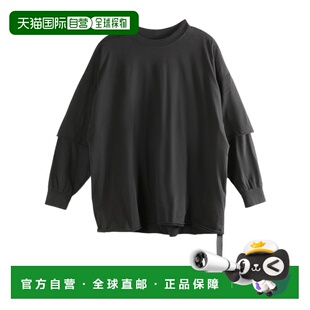 1h可退 香港直邮Rick Owens Drkshdw 长袖T恤 DU01F4266RN
