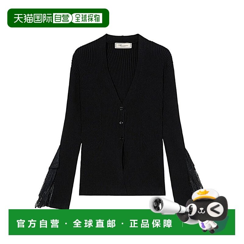 香港直邮Blumarine 针织蕾丝开衫 2M622A