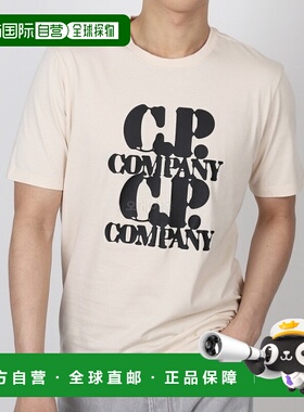 韩国直邮CP COMPANY 16CMTS137A 005100W 402 平纹针织图案 T恤