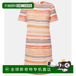 000273 香港直邮MISSONI 米索尼 女士 之字纹迷你连衣裙