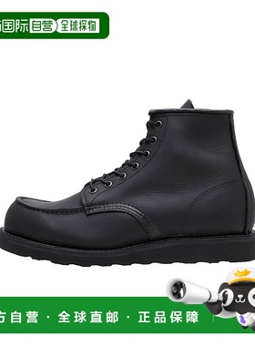 1h可退 日本直邮RED WING 男士6英寸经典黑色工装靴 No.8074 RW80