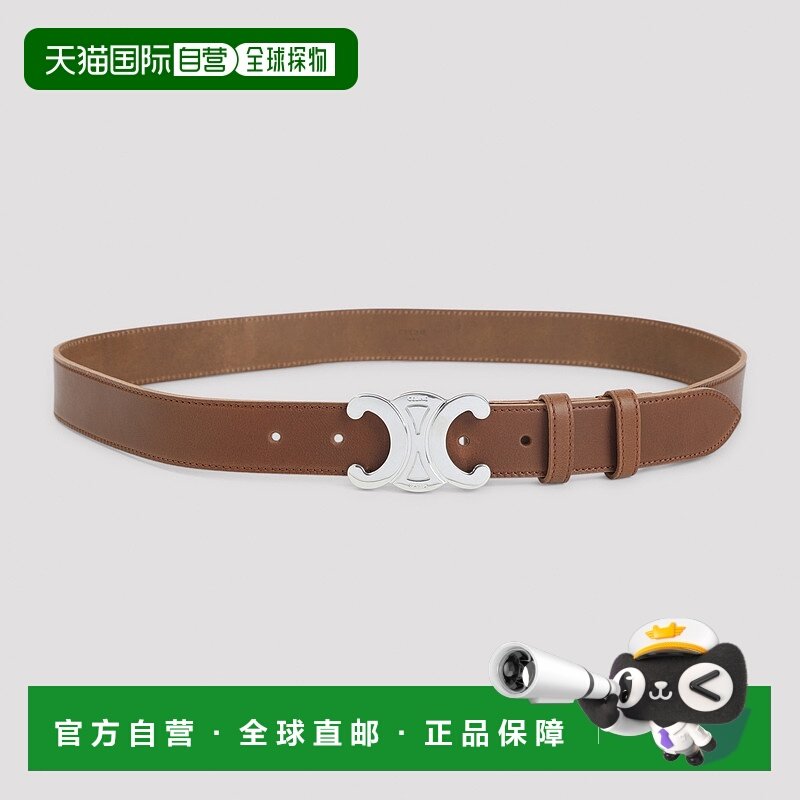 香港直邮CELINE 男士腰带 45BIE3ATS04SI AW2025 棕色