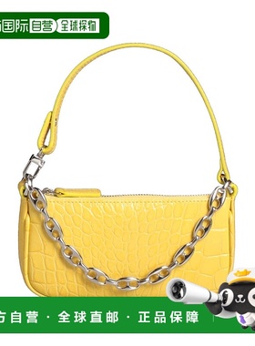 1h可退 香港直邮潮奢 BY FAR 女士 手袋 yellow黄色 舒适时尚