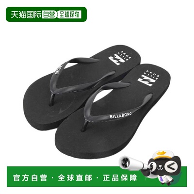 日本直邮BILLABONG FLIP FLOPS 女士沙滩凉鞋 BE013925 黑色