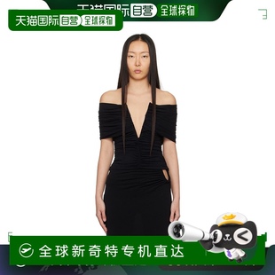 黑色抽褶上装 香港直邮潮奢 女士 magda 248424露肩针织 butrym