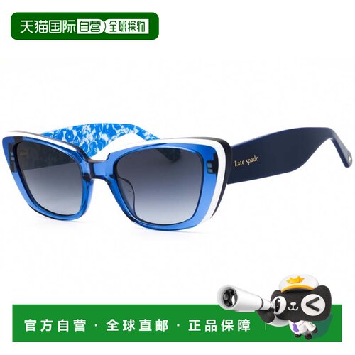 自营kate spadeFABIA/S 00JU 9O蓝色白色/深灰色渐变-蓝色白色 美