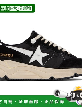 1h可退 香港直邮GOLDEN GOOSE 男士 黑色 Running Sole 运动鞋 GM