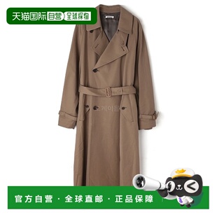 韩国直邮AURALEE 水洗 FINX 青年布风衣 浅棕色青年布 (A23AC01CG