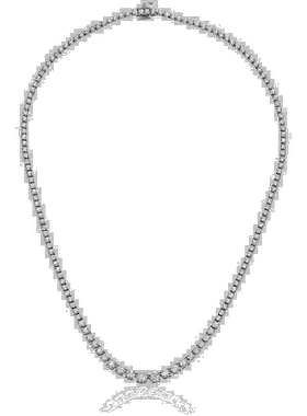 自营 vir jewels10 克拉 SI1-SI2 净度钻石 Riviera 14K 白金网球