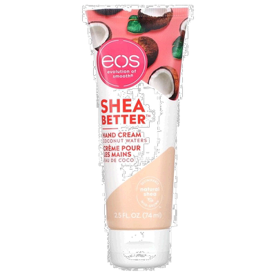香港直邮Eos伊欧诗护手霜74毫升乳木果油椰子滋润护理保湿正品