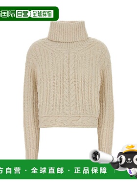 1h可退 香港直邮潮奢 ISABEL MARANT 女士 Brenda 米白色棉混纺毛