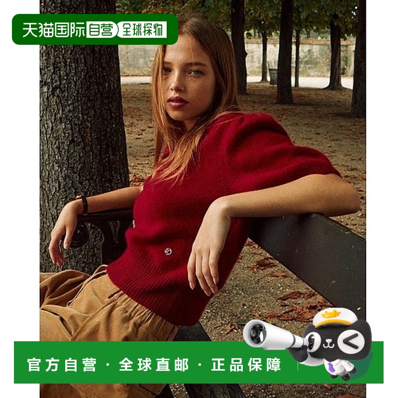 韩国直邮LEMEME法式浪漫休闲复古气质女款毛衣303785819羊毛