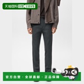 自营欧洲直邮Mango芒果 法兰绒长裤 男士 灰色常规款