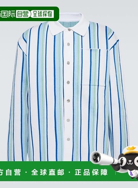 1h可退 香港直邮Jacquemus 男士 La Chemise Maille Polo 条纹衬