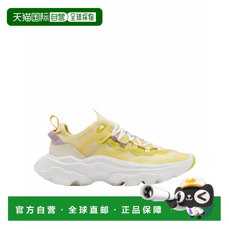 自营 sorel女式 Kinetic Breakthru Tech 运动鞋，淡黄色、粉笔色