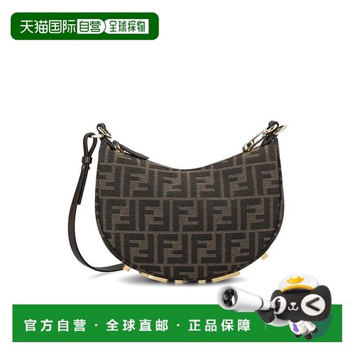 1h可退 香港直邮潮奢 Fendi 芬迪 女士 迷你graphy单肩包 8BS081A