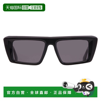自营Off-White HARTFORD Dark Grey Browline Unisex Sunglasses