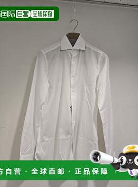 香港直邮Zegna 长袖衬衫 204001A29MS0BA杰尼亚男装