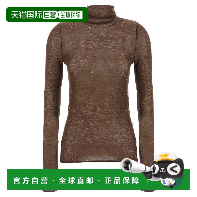 1h可退 香港直邮PINKO 女士针织衫 105821A2PML73 AW2025 棕色 Sw