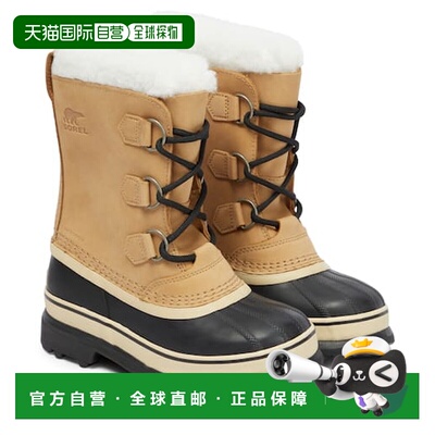 1h可退 香港直邮Sorel 冰熊 女童 Caribou 青少年雪地靴童鞋